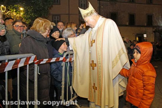 Viterbo - Il vescovo Lino Fumagalli