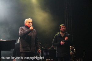 Viterbo - Il sindaco Arena e l'assessore De Carolis al concerto di fine anno
