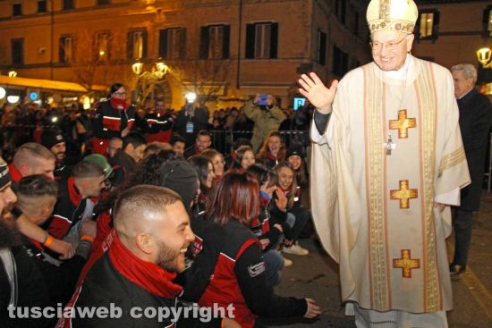 Viterbo - Il vescovo Lino Fumagalli