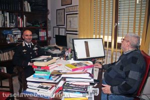Andrea Antonazzo in visita a Tusciaweb
