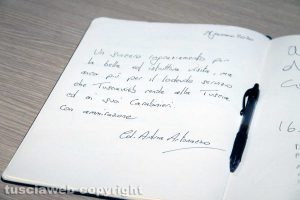 Andrea Antonazzo in visita a Tusciaweb