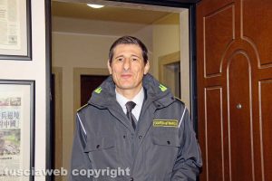 Viterbo - Il colonnello Andrea Pecorari nella redazione di Tusciaweb