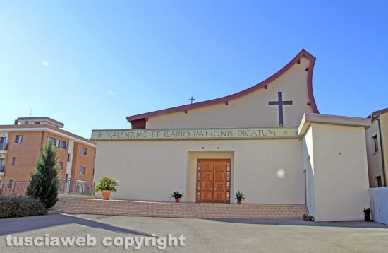 Viterbo - La chiesa dei Santi Valentino e Ilario