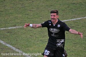 Sport - Calcio - Viterbese - L'esultanza di Salvatore Molinaro