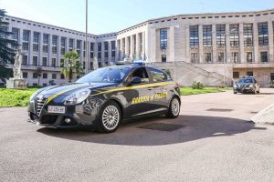 La guardia di finanza di Latina
