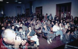 Viterbo - Renato Curcio alla sala conferenze della provincia il 5 novembre 1994 - La platea