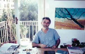 Renato Curcio nel 1994 nella sede di Sensibili alle foglie