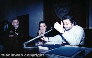 Viterbo - Renato Curcio con Carlo Galeotti il 5 novembre del 1994
