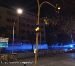 Viterbo - incidente all'incrocio di via Sabotino
