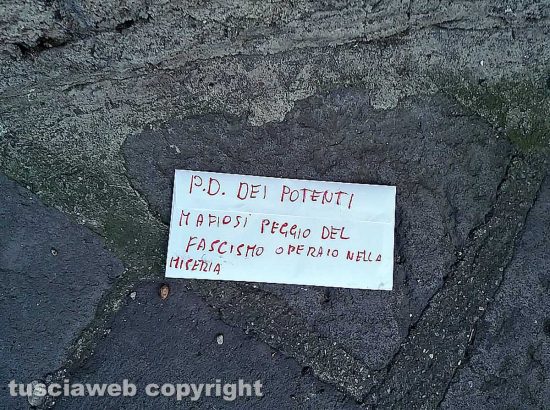 Montefiascone - Le lettere anonime con insulti indirizzate al Pd e alla sinistra 