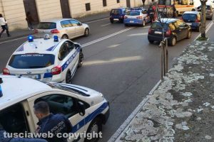 L'incidente in via Fratelli Rosselli