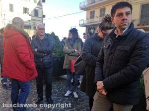 Soriano nel Cimino - I funerali di Andrea Trifolelli - Il sindaco di Oriolo Emanuele Rallo