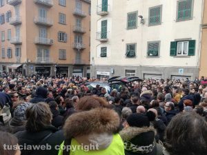 Viterbo - I funerali di Patrice Tiekone