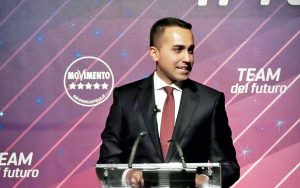 Roma - Luigi Di Maio annuncia le dimissioni da capo politico del M5s