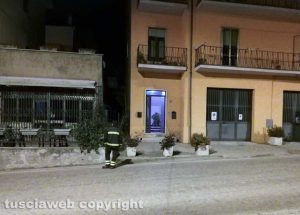 Montefiascone - Fuga di gas - L'intervento dei vigili del fuoco