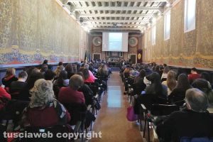 Viterbo - La cerimonia all'università della Tuscia