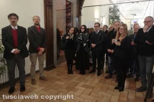 Viterbo - La cerimonia all'università della Tuscia