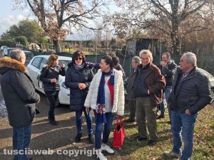 Viterbo - Il movimento di Chiara Frontini in strada Sterpaio