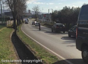 Viterbo - L'incidente sulla Cassia Nord