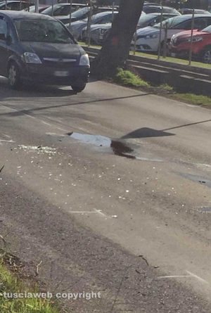 Viterbo - L'incidente sulla Cassia Nord