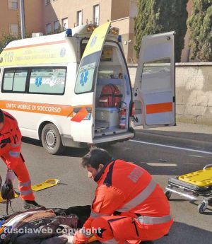 L'incidente in viale Armando Diaz