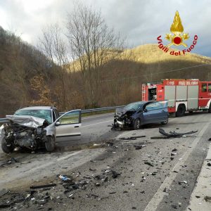 Accumoli - Incidente sulla Salaria