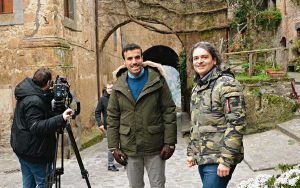 Civita di Bagnoregio in onda sulla televisione del Qatar
