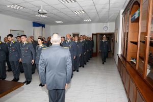 Viterbo - Guardia di finanza - La visita del comandante regionale Rosario Lorusso