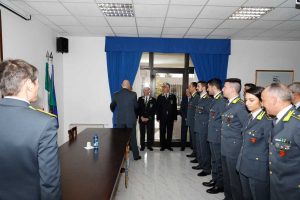 Viterbo - Guardia di finanza - La visita del comandante regionale Rosario Lorusso