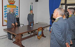Viterbo - Guardia di finanza - La visita del comandante regionale Rosario Lorusso