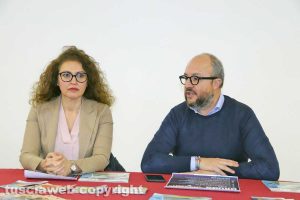 La deputata Bellucci con Mauro Rotelli