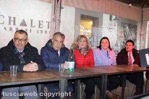 Viterbo - La conferenza stampa della Lega