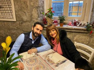 Silvia Somigli e Mirko Ottoni al lavoro 
