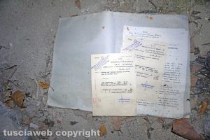 Ronciglione - I documenti abbandonati della Chemical city