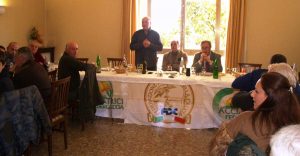  Il presidente nazionale di Federcaccia Buconi al pranzo di fine stagione