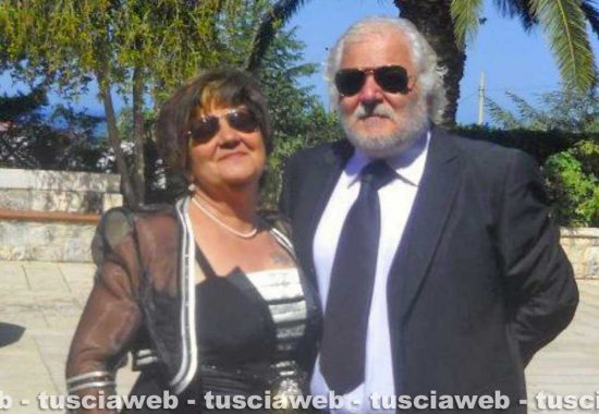 Domenico Lippolis con la moglie Gianfranca Porcu