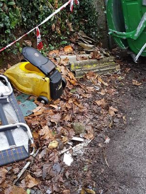 Discariche a cielo aperto a Sutri