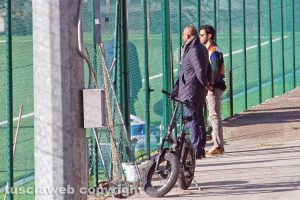 Sport - Calcio - Viterbese - L'allenamento di oggi - Foresti e Palermo