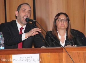 Viterbo - Angelo Poli e Claudia Caporossi