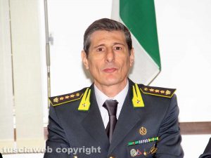 Il comandante provinciale della guardia di finanza Andrea Pecorari