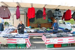 Viterbo - Il mercato del sabato al Carmine - La famiglia Pecci