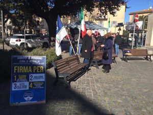 Vetralla - Fratelli d’Italia in piazza per il referendum
