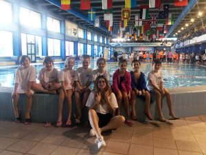 Roma - La squadra categoria 'giovanissimi' nella piscina Forum di Roma