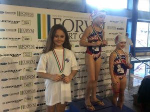 Roma - L’atleta Crystal Funes sul podio