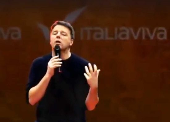 Roma - Matteo Renzi all prima assemblea di Italia Viva