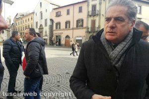 Viterbo - La manifestazione dei sindacati Sinappe e Sippe - Arena