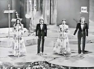 I Ricchi e poveri al festival di Sanremo nel 1971