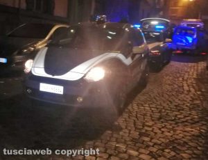 Viterbo - Polizia in via Mazzini