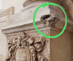Sutri - La chiesa di san Francesco danneggiata