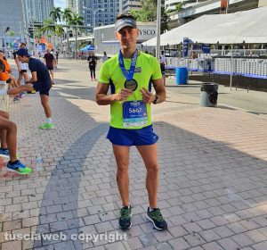 Sport - Atletica - Maurizio De Bartolo e Paolo Rachcov alla maratona di Miami